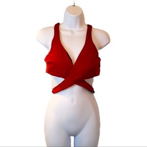 MICHI wrap bikini top